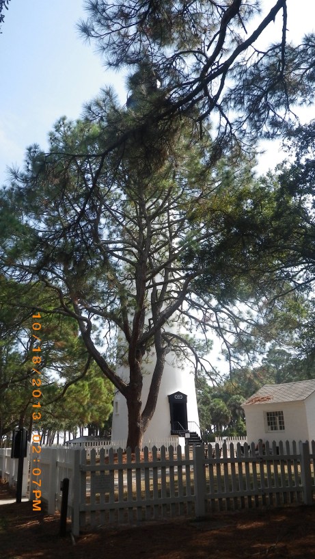 Hunting Is Lighthouse through the trees