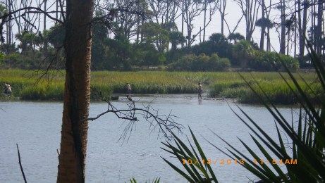 Teens across the Lagoons in Hunting Is State Park