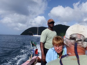 Martin, tour guide, collecting us.